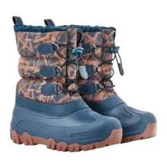 NWT Member’s Mark Kids‘ Snow Boots -10 Degree Cold Rating Navy/Orange 7/8