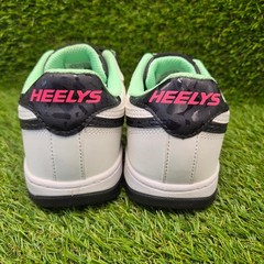 Heelys x Reebok Club C SIZE 13 Girls Wheeled Roller Skate Shoes White Mint