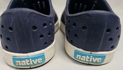 Native Jefferson Kids Navy Blue Slip On Water Shoes EVA Sneakers Size C9 C 9