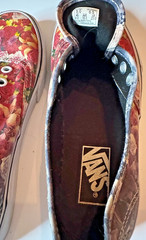 Vans Authentic Floral Print Slip-On Lace-Up Sneakers Men’s Size 5