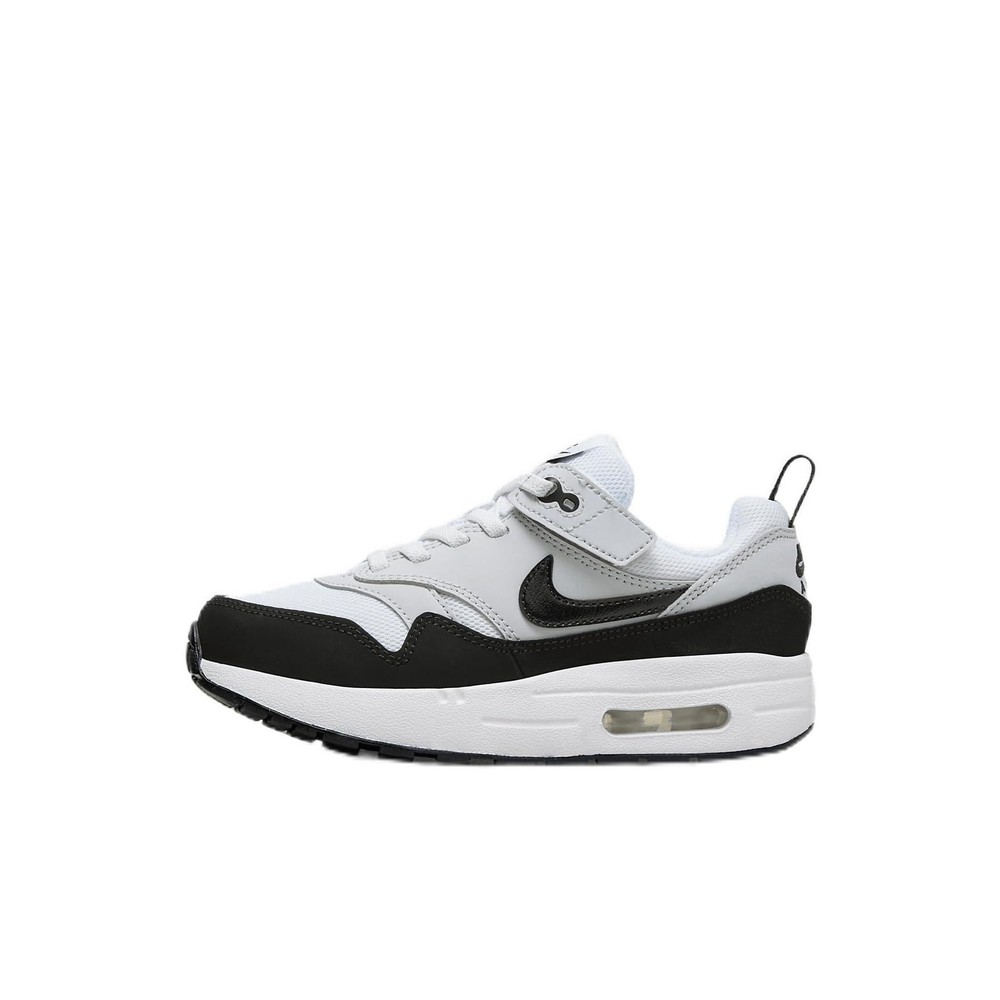 Nike Kids‘ Air Force 1-Low Easy On Shoes – White/Pure Platinum/Black
