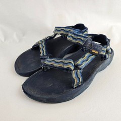 Teva Hurricane 2 XLT Blue Adjustable Sandals Kids Size 3 Summer Sandals Youth