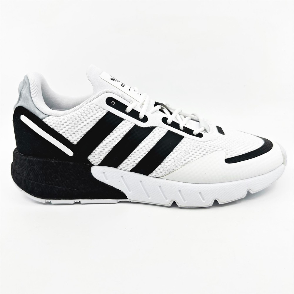 adidas ZX 1K Boost White Black Unisex Kids Athletic Sneaker G58922