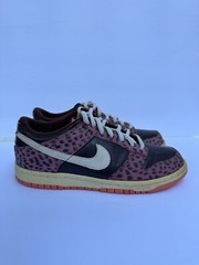 Nike Dunk Low GS Sail Dark Cinder Laser Pink White Leopard Size 4.5y Vintage2007