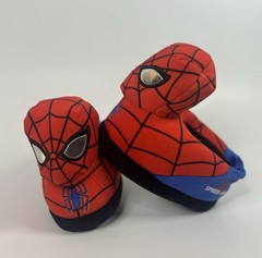 Marvel Spider-Man Toddler Boys 3D Plush Microsuede Slippers Red Size 7-8