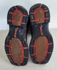 Durango Kids Lil Rebel Blue Brown Square Toe Western Cowboy Boots Sz 13M DWBT052