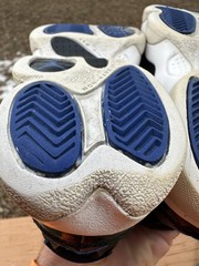 AIR JORDAN! Black/Blue/White, Size 11C.