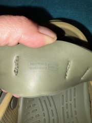 Crocs Echo Clog Size 4 On Kids Woman Size 6 Men Size 4 Green Slip On