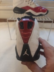 Jordan B’Loyal Mid White Red Black CK1425-106 Size 4.5Y Kids Shoes Gym Sneakers