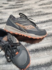 Saucony Cohesion TR14 Olive/Camo Sneakers Youth Size 4.5