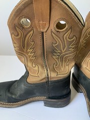 Cody James 2D Ryder Cowboy Boots Square Toe Brown Western