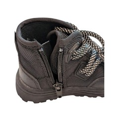 Carters Kids Toddler Black High Top Boots Side Zip Lug Sole Shoes Size 5