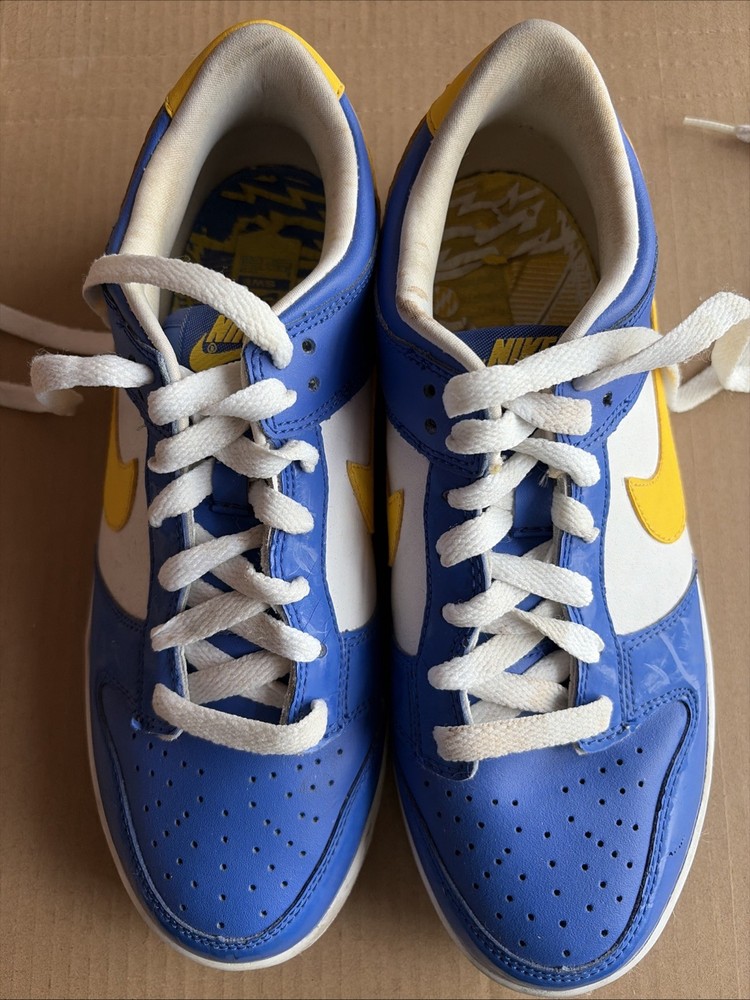 Nike Dunk Low (GS) Kid’s Style Blue & Yellow Size 7Y EUR 40 UK 6