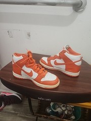 Nike Dunk High 2009 Syracuse Orange Blaze Size 4.5Y Shoes