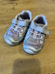 Stride Rite 360 Pink Sparkle Toddler Shoes 5.5M Regular Fit