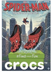 ✅Spider-Man Crocs for Kids | Marvel Sandals for Summer, Beach, and Pool