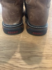 Rocky Old Town Pull On 7″ Roper Western Boots Kid’s Size 6
