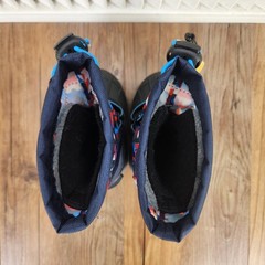 Columbia Toddler Powderbug Plus II Tree Print Size 4 Insulated Winter Snow Boots