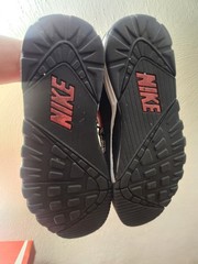 Nike Air Trainer SC High Red Black Leather High Top Sneakers Unisex Kids 7Y