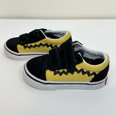 Vans Old Skool Charlie Brown Sneakers Peanuts Toddler Size 5.5 Yellow Black