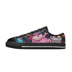 Alice in Wonderland Custom Low Top Canvas Sneaker Shoes For Kids