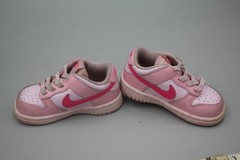 Nike Dunk Low Triple Pink TD Size 6C DH9761-600 Sneakers Leather Logo HTF Shoes
