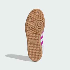Sz 6.5 – Kid’s Adidas Samba OG J IH2873 White/Purple/Gum