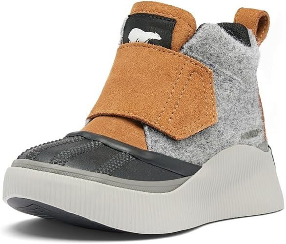 Sorel Out N About IV Waterproof Boot Calf High Taffy/Black Felt Children’s 11