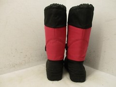 L.L. Bean Black Pink Removable Liner Insulated Snow Boots Youth Size 6