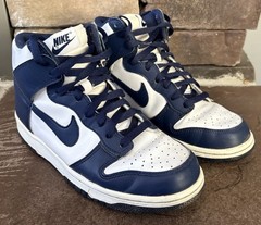 Nike Dunk High ‚Midnight Navy’ Blue White High Top Size Y6.5 W8-8.5 DB2179-104