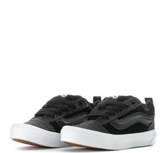 VANS Knu Skool Skate Shoes Black Dazzled Junior Size 6.5 BRAND NEW IN BOX