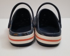 Crocs Bayaband Printed Summer Clog Crocs Navy Blue Unisex Clog Size J1