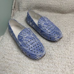 Floafers Kids Prodigy Driver Crayola Blue Scribble Water Shoes Size 4