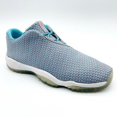 Nike Jordan Future Low GG Wolf Grey Blue White Kids Size 7 Sneakers 724814 014