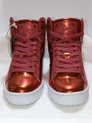 NWT Original Pastry High Tops Dance Sneakers Womens/Kids Size 5 Red Poptart 2016