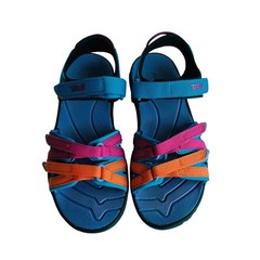 Teva Tirra Sandals Kids Size 1 Blue Rose Multi Excellent Sporty Strappy Outdoor