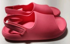 32 Degrees Cool Youth Cushion Slides Size Large 2-3 Pink Coral