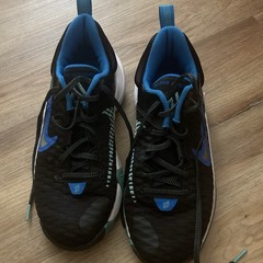 Nike Giannis Immortality Unisex Kids Basketball Sneakers Black/Blue US 6