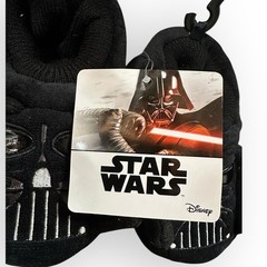 NWT Disney Black Star Wars Theme Darth Vader Design Slippers Size Medium 7 8