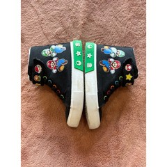 Nintendo Super Mario Bros Mario Luigi High Top Sneakers Kids Size 12 Ground Up
