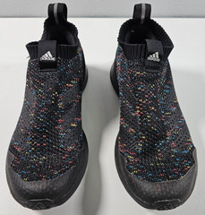 Adidas RapidaRun Laceless Knit Multicolor SlipOn Sneakers F35889 Youth 5 / W 6.5