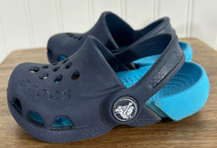 CROCS – Children’s Electro Clogs Navy / Electric Blue – Slip On – SIZE C 5