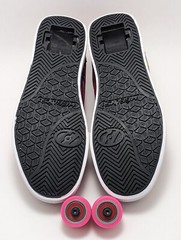 Heelys Launch Pink Purple Swirl Roller Skate Shoes Size 7