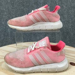 Adidas Shoes Youth 1.5 Swift Run Running Athletic Sneakers Pink Lace Up Low Top