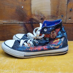 Unisex CONVERSE ALL STAR DC Comics SUPERMAN Shoe Youth Size 2