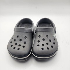 Crocs Unisex Crocband Gray Clog Size C6 Kids Slip On