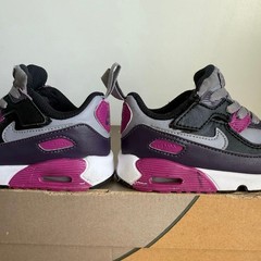 Nike Air Max 90 EasyOn ‘Dark Raisin’ Toddler Sneakers HF6359-003- SZ 7 C