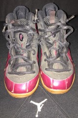 Nike Foamposite Little Posite PS Sz 13C Night Maroon Black 723946-600