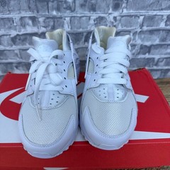 Nike Air Huarache Run (GS) ‚White Pure Platinum‘ 654275-110 Youth Size 4Y New