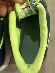 Nike Flex Run Blue/Green Contact Sneakers Shoes Youth Size 6.5Y AV8576-400 EUC